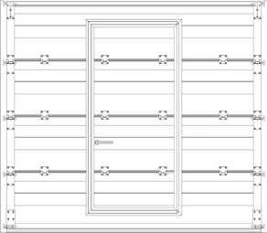 Dahili Tip Ortada Servis Kapısı