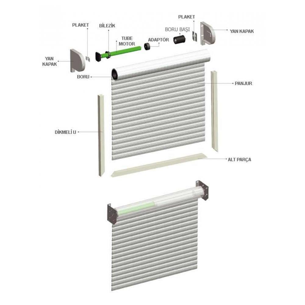 Mosel Sel 140 – 500 NM NHK Redüktörlü Tüp Motor Mosel Sel 140 – 500 NM NHK Redüktörlü Tüp Motor
