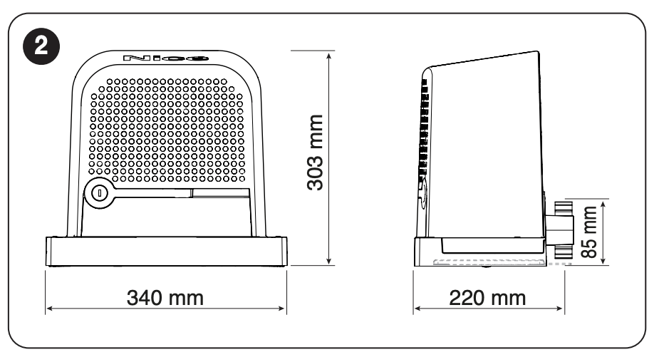 Yeni Kasa Nice Robus 600 Kit Ölçüleri